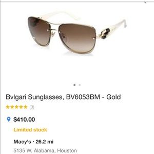 Bvlgari Sunglasses